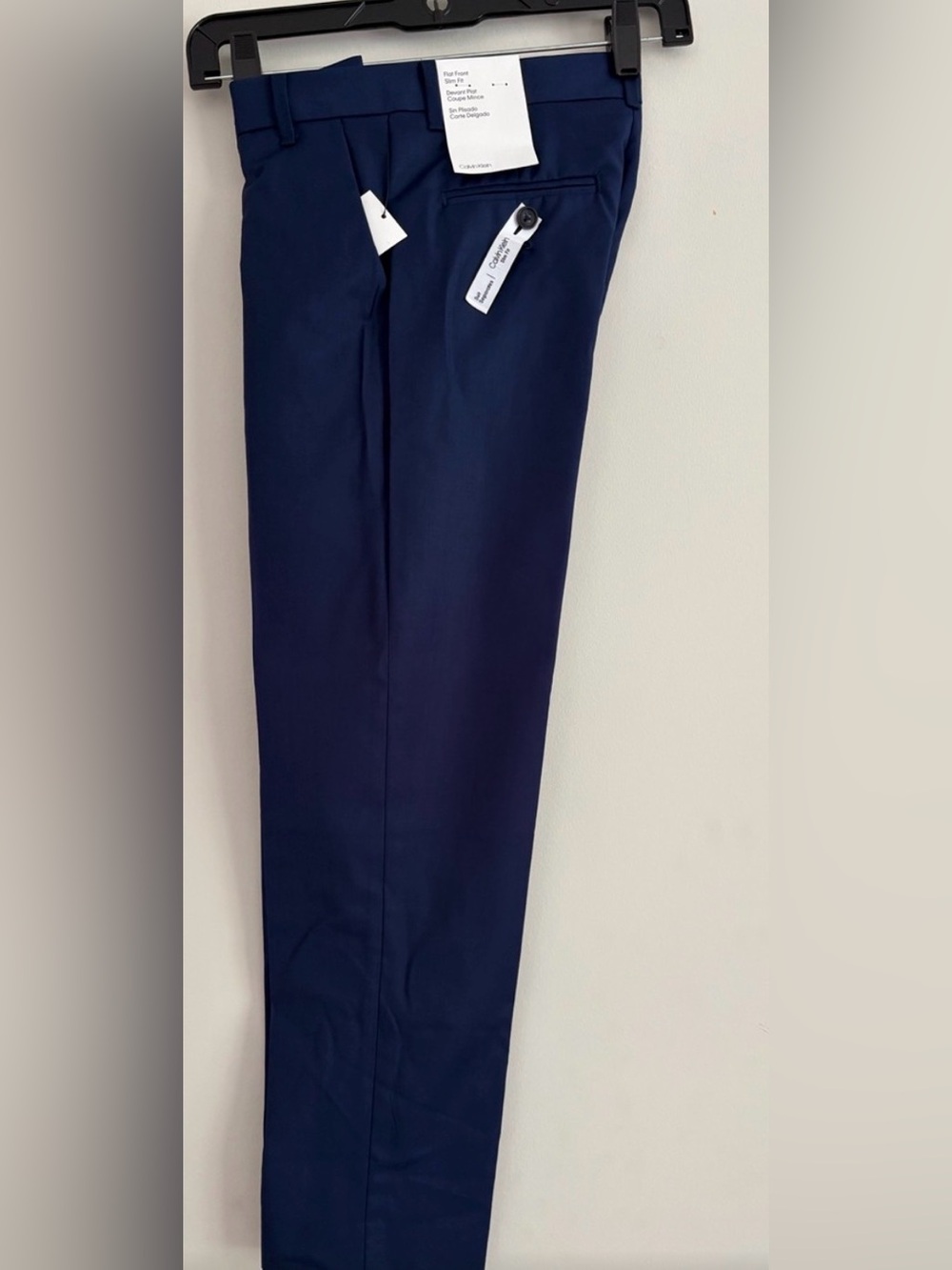 Calvin Klein Navy Blue Boys Dress Pants